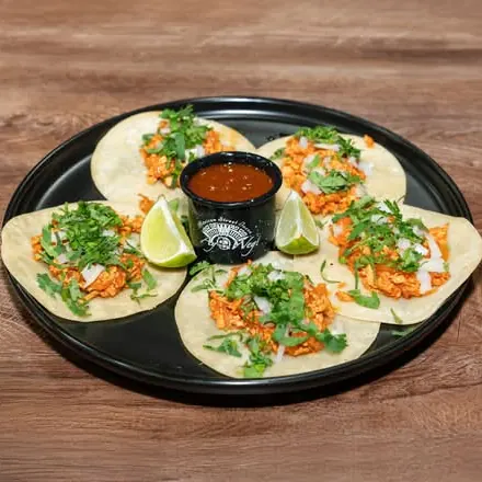Vegan al pastor tacos